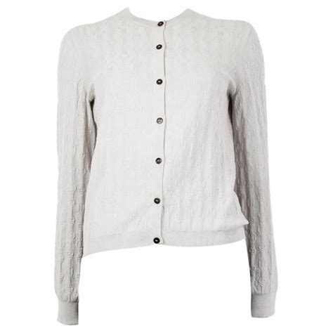 hermes white cardigan